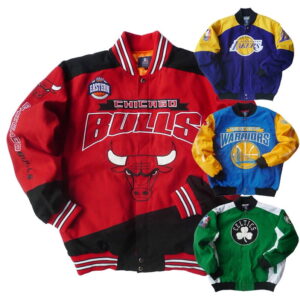 NBA Teams Multicolor Bomber Jackets rouge, bleu, vert, bleu clair 199744