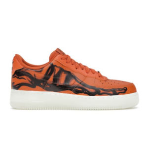Nike Air Force 1 Low Orange Skeleton Halloween (2020) Marron CU8067 800