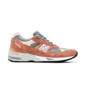 Baskets Patta x New Balance 991 Dusty Rose Noir M991PAT