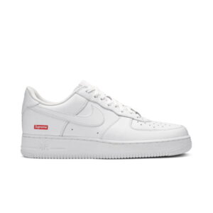 Supreme x Nike Air Force 1 Low Box Logo - Blanc Bleu CU9225 100