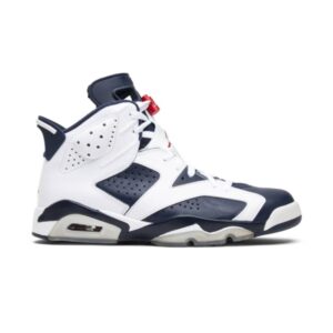 Baskets Air Jordan 6 Retro Olympic 2012 Gris 384664 130