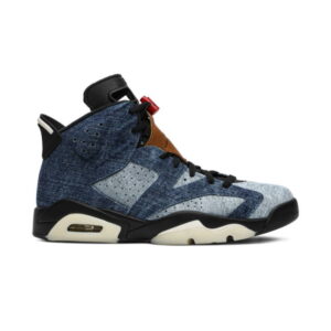 Air Jordan 6 Baskets rétro en denim délavé CT5350 401