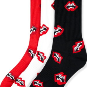 Chaussettes de sport Chrome Hearts 3-Pack Chomper Chaussettes Multicolore Blanc 211727