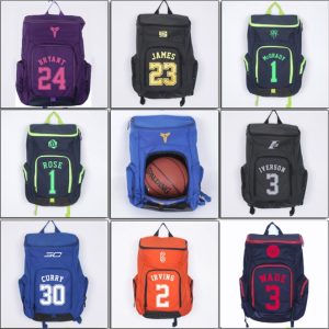 Sac à dos d'entraînement de basket-ball des joueurs NBA noir 210763