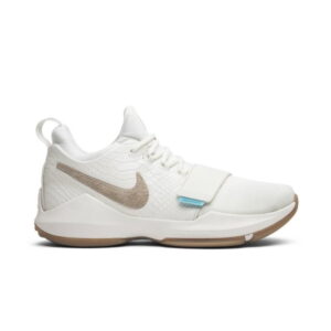 Nike PG 1 Baskets ivoire Gris 878627 110