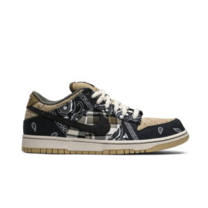 Travis Scott x Nike Dunk Low Premium QS SB Cactus Jack Baskets Gris CT5053 001