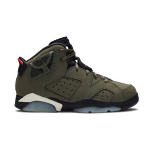 Travis Scott x Air Jordan 6 Retro PS Olive Baskets Blanc CQ3565 200