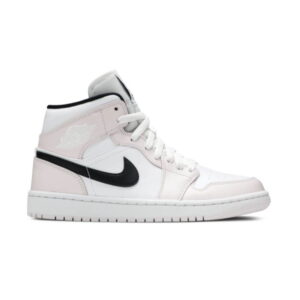 Wmns Air Jordan 1 Mid Baskets à peine roses Vert BQ6472 500