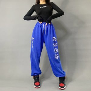 Pantalons de survêtement 2020 pantalons de survêtement Style hip-hop bleu bleu XKK002