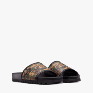 A Swimming Ape x MCM Visetos Slide Camo Marron MEX 9AMB02 CW085