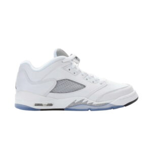 Air Jordan 5 Low GS Blanc Loup Gris Orange 819172 122
