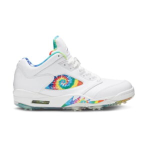 Air Jordan 5 Low Golf Paix, Amour et Golf Cream CW4205 100