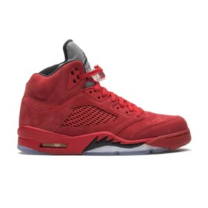 Air Jordan 5 Retro Baskets en daim rouge 136027 602