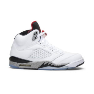 Air Jordan 5 Retro Blanc Ciment Baskets 136027 104