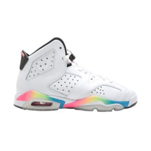 Air Jordan 6 Retro GS Baskets Flash Rose 384665 103