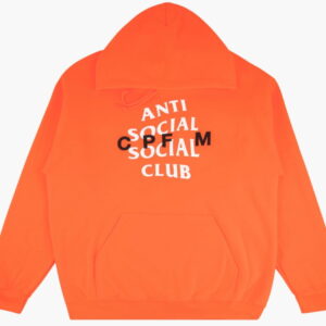 Anti Social Social Club x CPFM Sweat à capuche Orange Crème 0657 1SS170106xCH ORAN