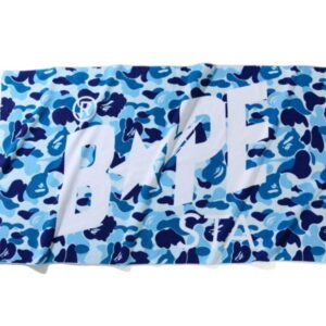 Serviette BAPE ABC Camo Bapesta Serviette de plage Bleu bleu 244993
