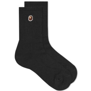 Chaussettes de sport BAPE Ape Head One Point Socks Noir noir 241042