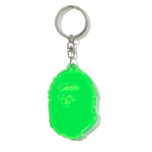 Porte-clés BAPE Ape Head Réfléchissant Porte-clés Vert vert 244739