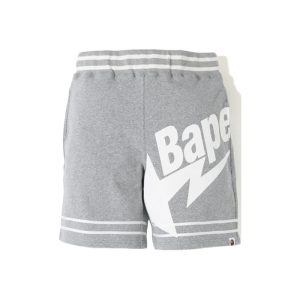 Short de sport BAPE Bapesta Shorts Gris Noir 243605