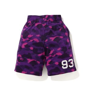 BAPE Color Camo Mesh Short de basket-ball Violet violet 244113