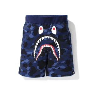 Short de survêtement BAPE Color Camo Shark Bleu marine 242245