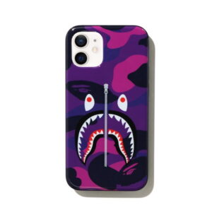 Coque de protection BAPE Color Camo Shark iPhone 12 Mini Case Violet violet 240896