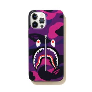 Coque de protection BAPE Color Camo Shark iPhone 12 Pro Max Case Violet violet 243486