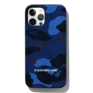 Coque de protection BAPE Color Camo iPhone 12/12 Pro Case Marine Noir 243334
