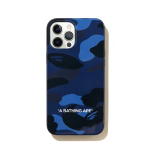Coque de protection BAPE Color Camo iPhone 12 Pro Max Case Navy marine 244974
