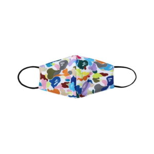 Masque facial BAPE Multi Camo Blanc blanc 1G80 182 026 BLANC