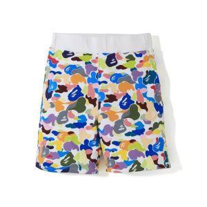 Short de sport BAPE Multi Camo Sweat Shorts Blanc blanc 244099