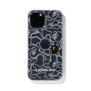 Coque de protection BAPE Neon Camo iPhone 12/12 Pro Case Transparent transparent 241050