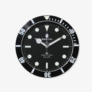 Horloge murale BAPE X horloge murale noir noir 241605