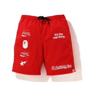 Short BAPE x Coca Cola Rouge rouge 241827