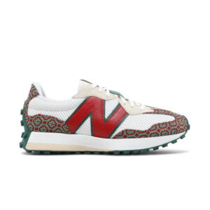 Casablanca x New Balance 327 Baskets monogramme rouge MS327CAA