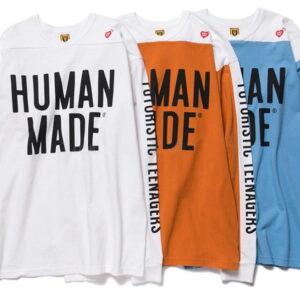 T-Shirt HUMAN MADE T-Shirt futuriste à manches longues multicolore noir 229986