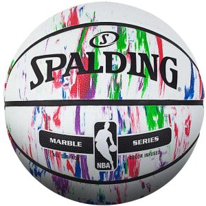 Ballon de basket Spalding NBA Marble Series infusé multicolore 83636E