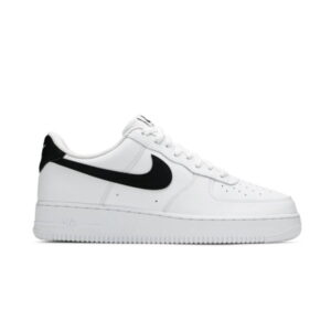 Nike Air Force 1 '07 Blanc Noir Cuir Pebbled CT2302 100