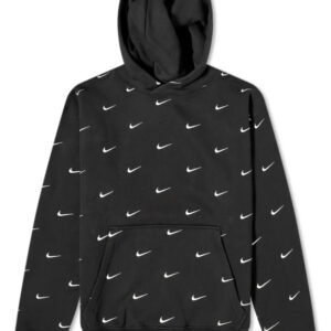 Nike All Over Swoosh Logo Sweat à capuche Noir noir CJ8907 010