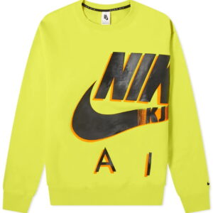 Nike x Kim Jones Fleece Crewneck Volt Sweatshirt jaune fluo DD0692 344