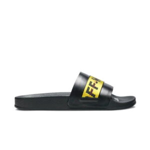 Claquettes industrielles Off-White Noir Noir OMIA088E20FAB0041018