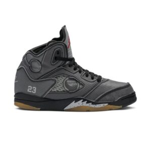 Baskets Off-White x Air Jordan 5 Retro SP PS en mousseline CV4827 001