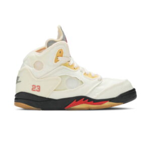 Baskets Off-White x Air Jordan 5 Retro SP PS Sail CV4827 100