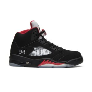 Suprême x Air Jordan 5 Retro Noir 824371 001