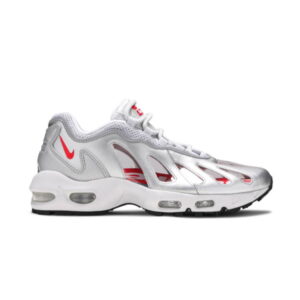 Supreme x Nike Air Max 96 Métallique Argent Blanc CV7652 001