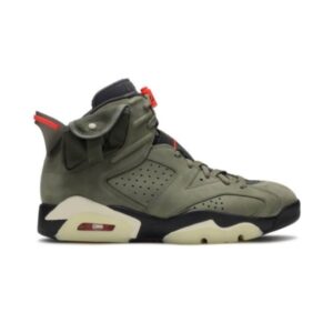 Travis Scott x Air Jordan 6 Retro Olive Friends & Family Baskets CN1084 200 FF