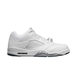 Femme Air Jordan 5 Retro Low Métallique Blanc 2006 314337 101