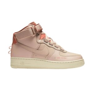 Baskets Wmns Nike Air Force 1 High Utility Rose Blanc AJ7311 200