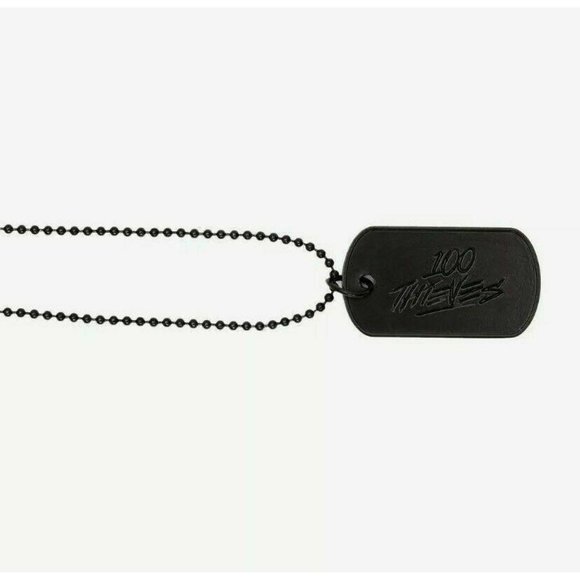 Porte-clés 100 Thieves Dog Tag Noir Noir 262503